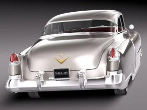 Cadillac Deville Coupe 1951 3D Model
