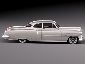 Cadillac Deville Coupe 1951 3D 모델