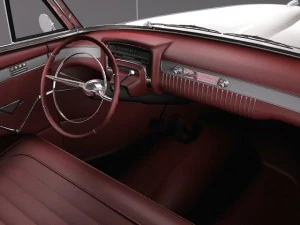 Cadillac Deville Coupe 1951 3D Model