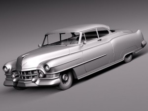 Cadillac Deville Coupe 1951 3D 모델