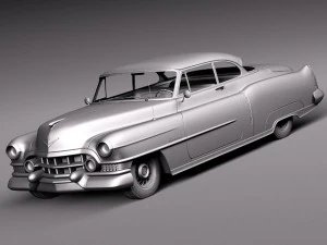 Cadillac Deville Coupe 1951 3D Model