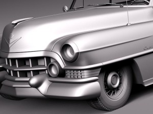 Cadillac Deville Coupe 1951 3D 모델