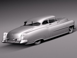 Cadillac Deville Coupe 1951 3D 모델