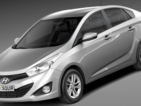 Hyundai HB20S 2013 3D Model