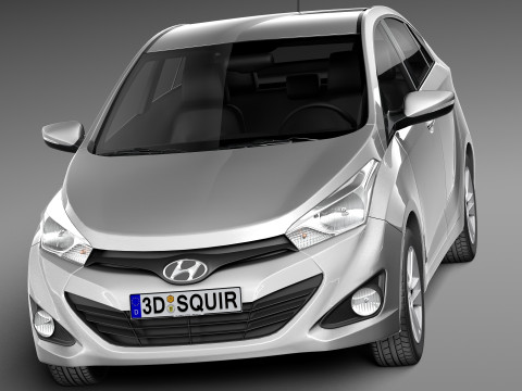 Hyundai HB20S 2013 3D Модель