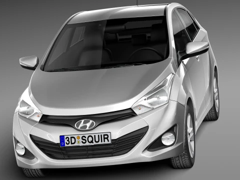 Hyundai HB20S 2013 3D Model