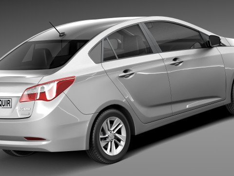 Hyundai HB20S 2013 3D Модель
