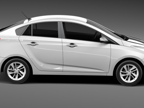 Hyundai HB20S 2013 3D Модель