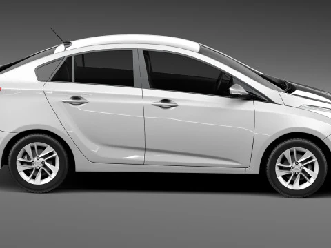 Hyundai HB20S 2013 3D Model