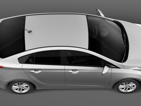 Hyundai HB20S 2013 3D Модель