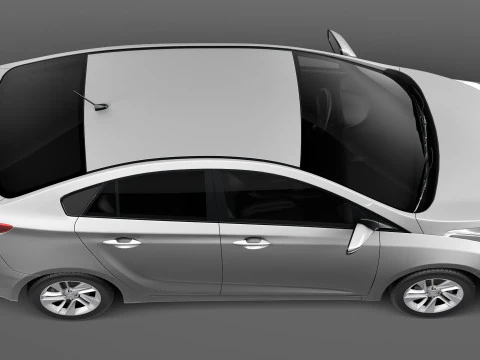 Hyundai HB20S 2013 3D Model