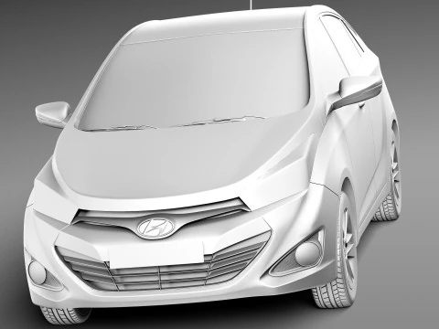Hyundai HB20S 2013 3D Model