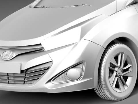 Hyundai HB20S 2013 3D Модель