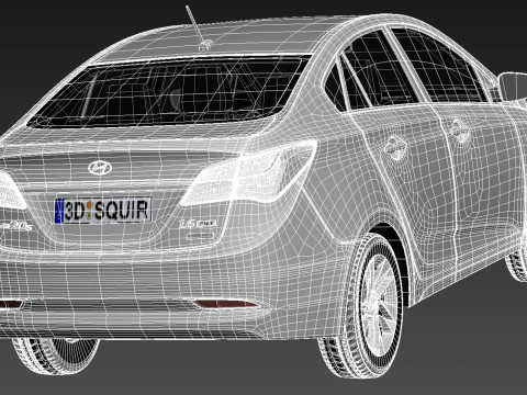 Hyundai HB20S 2013 3D Model