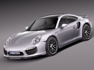 Porsche 911 Turbo S 2014 Modèle 3D