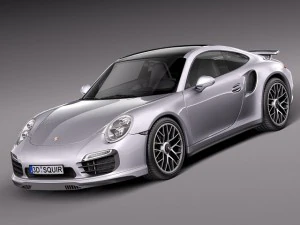 Porsche 911 Turbo S 2014 3D Model