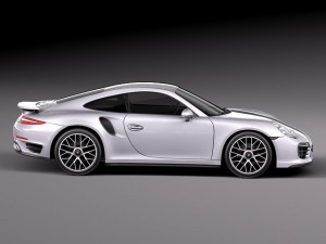 Porsche 911 Turbo S 2014 3D Model