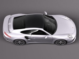Porsche 911 Turbo S 2014 3D Model