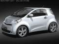 Toyota IQ Small City Car Modello 3D