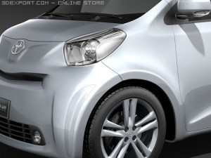 Toyota IQ Small City Car 3D 模型