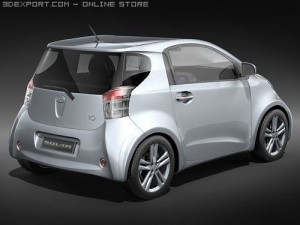 Toyota IQ Small City Car 3D 模型