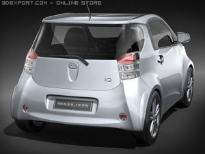 Toyota IQ Small City Car 3D 模型