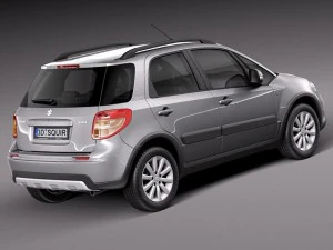 Suzuki SX4 2010 3D Model