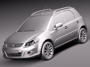 Suzuki SX4 2010 3D Модель