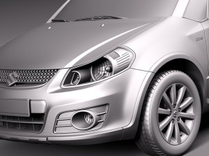 Suzuki SX4 2010 3D Модель