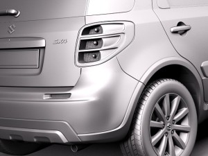 Suzuki SX4 2010 3D Модель