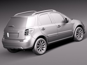 Suzuki SX4 2010 3D Модель