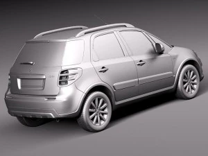 Suzuki SX4 2010 3D Model