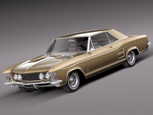 buick riviera 1963 3D Model