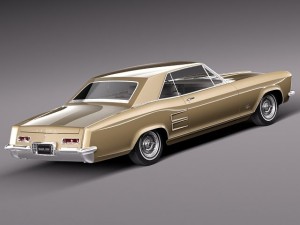 Buick Riviera 1963 3D Modell