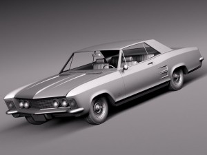 Buick Riviera 1963 3D Modell
