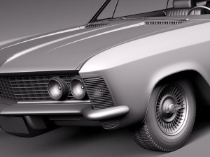 Buick Riviera 1963 3D Modell