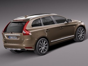Volvo XC60 2014 3D 模型