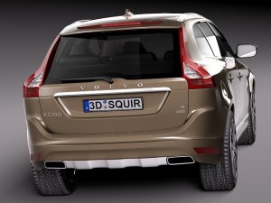 Volvo XC60 2014 3D 模型