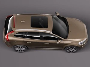 Volvo XC60 2014 3D Model