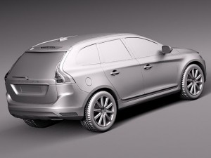 Volvo XC60 2014 3D 模型