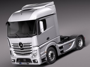 Mercedes-Benz Actros Truck 2014 3D Model