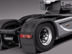 Mercedes-Benz Actros Truck 2014 3D Модель