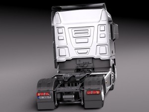 Mercedes-Benz Actros Truck 2014 3D Модель