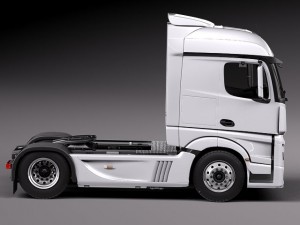 Mercedes-Benz Actros Truck 2014 3D Модель