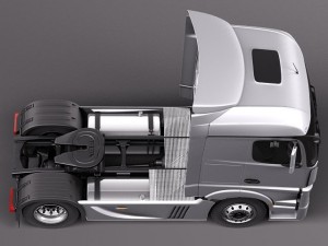 Mercedes-Benz Actros Truck 2014 3D Модель
