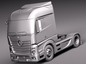 Mercedes-Benz Actros Truck 2014 3D Модель