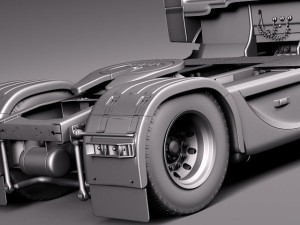 Mercedes-Benz Actros Truck 2014 3D Модель