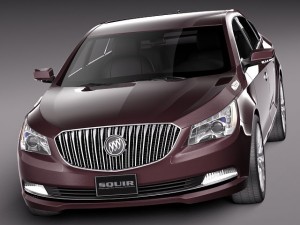 Buick Lacrosse 2014 3D 모델