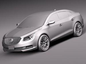 Buick Lacrosse 2014 3D 모델
