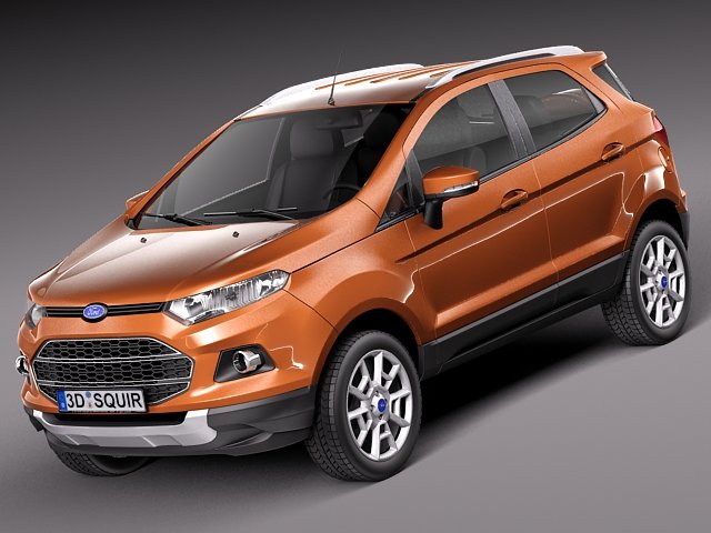 Ecosport 2014 Modello 3D .c4d .max .obj .3ds .fbx .stl .blend 